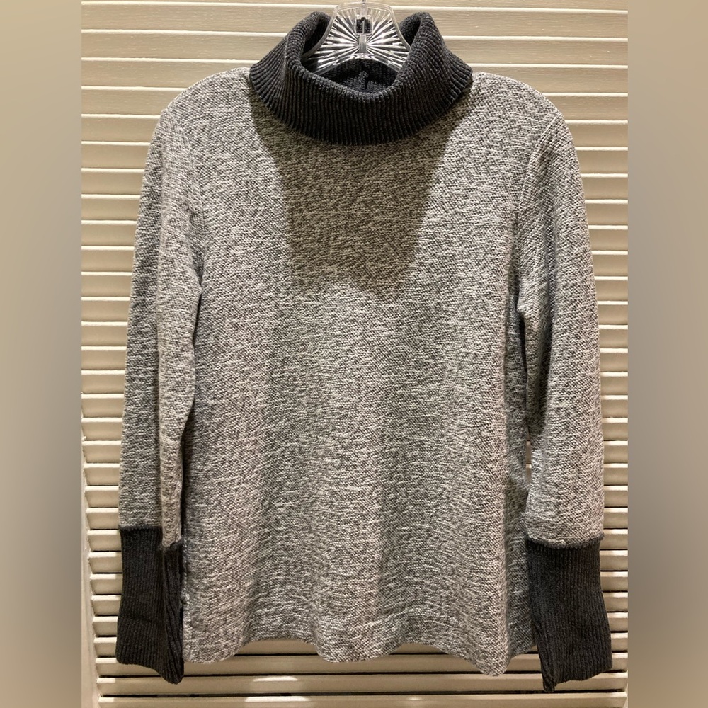 Lands’ End Cowlneck Heather Gray Sz S 6-8